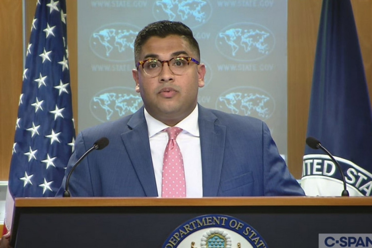 Vedant Patel, the deputy head of the press service of the US State Department