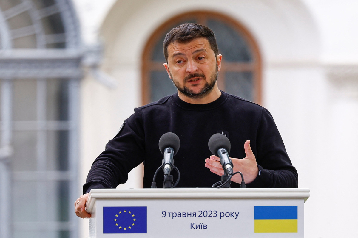 Ukrainian President Volodymyr Zelensky