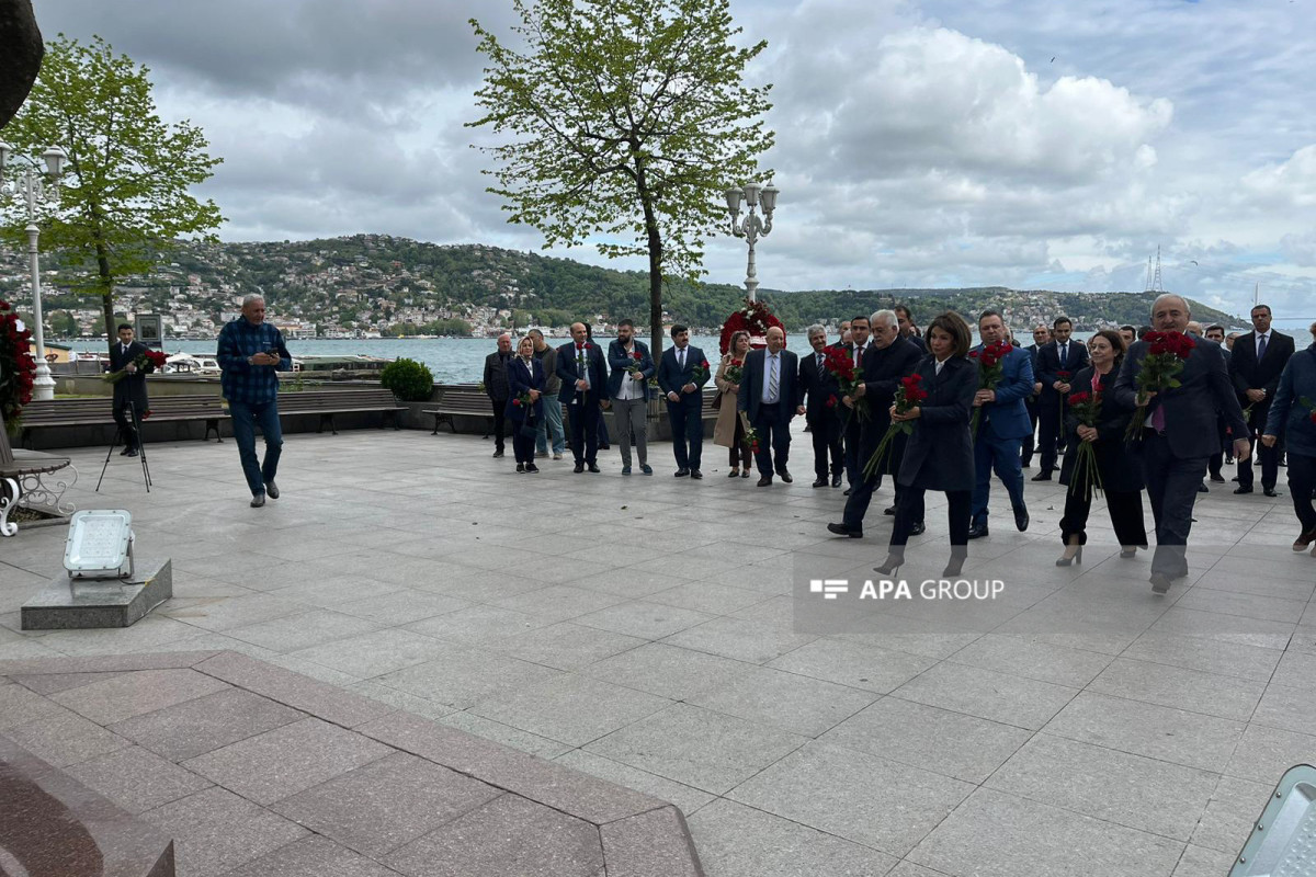 Azerbaijan's National Leader Heydar Aliyev was commemorated in Istanbul-PHOTO 