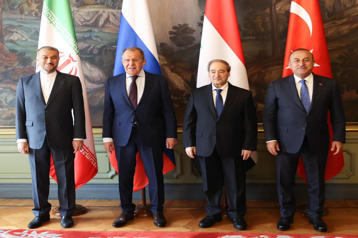 Turkish FM unveiled quadrilateral meeting's topics on Syria