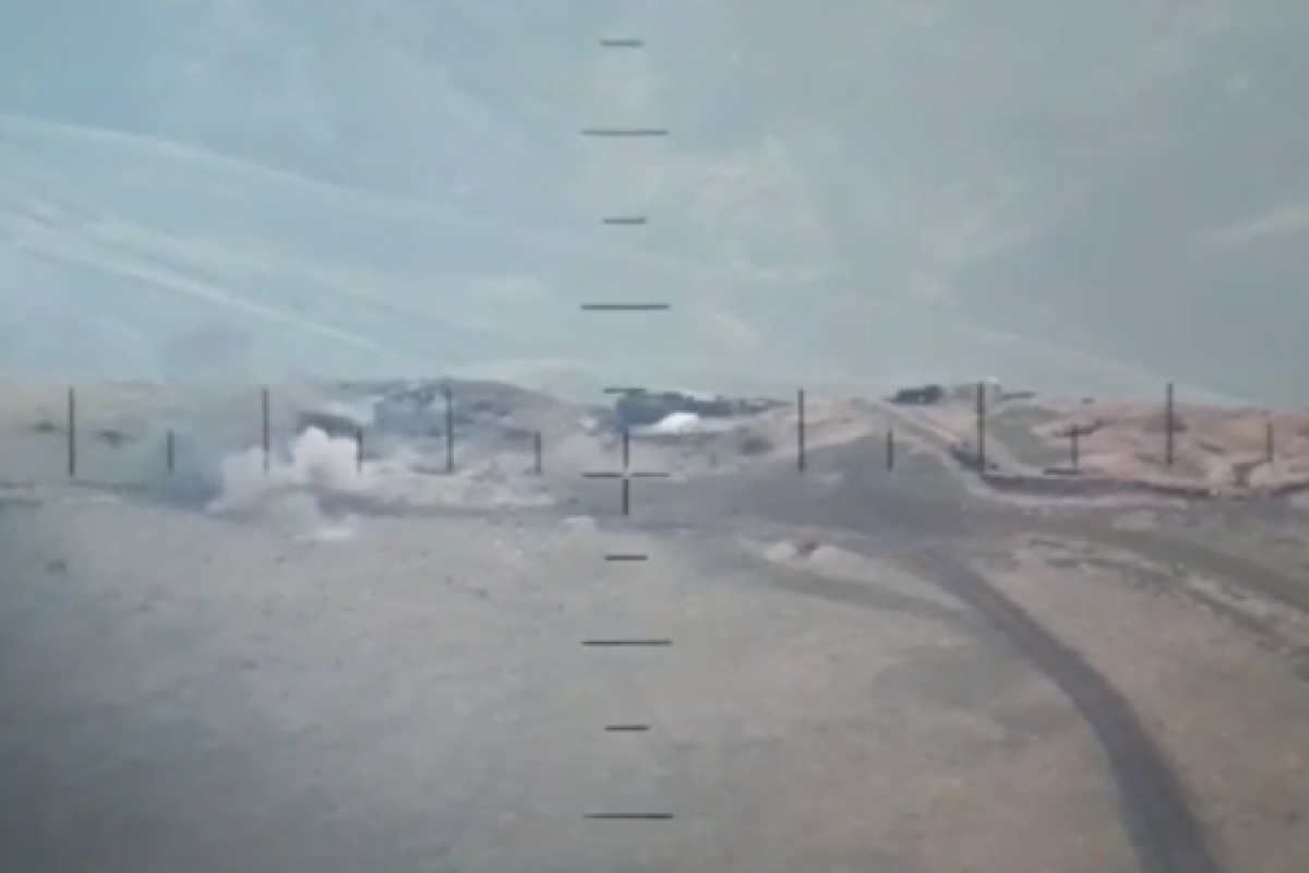 Azerbaijan Army destroyed command-headquarters, mortar group and vehicle equipment of Armenian UAVs-VIDEO 