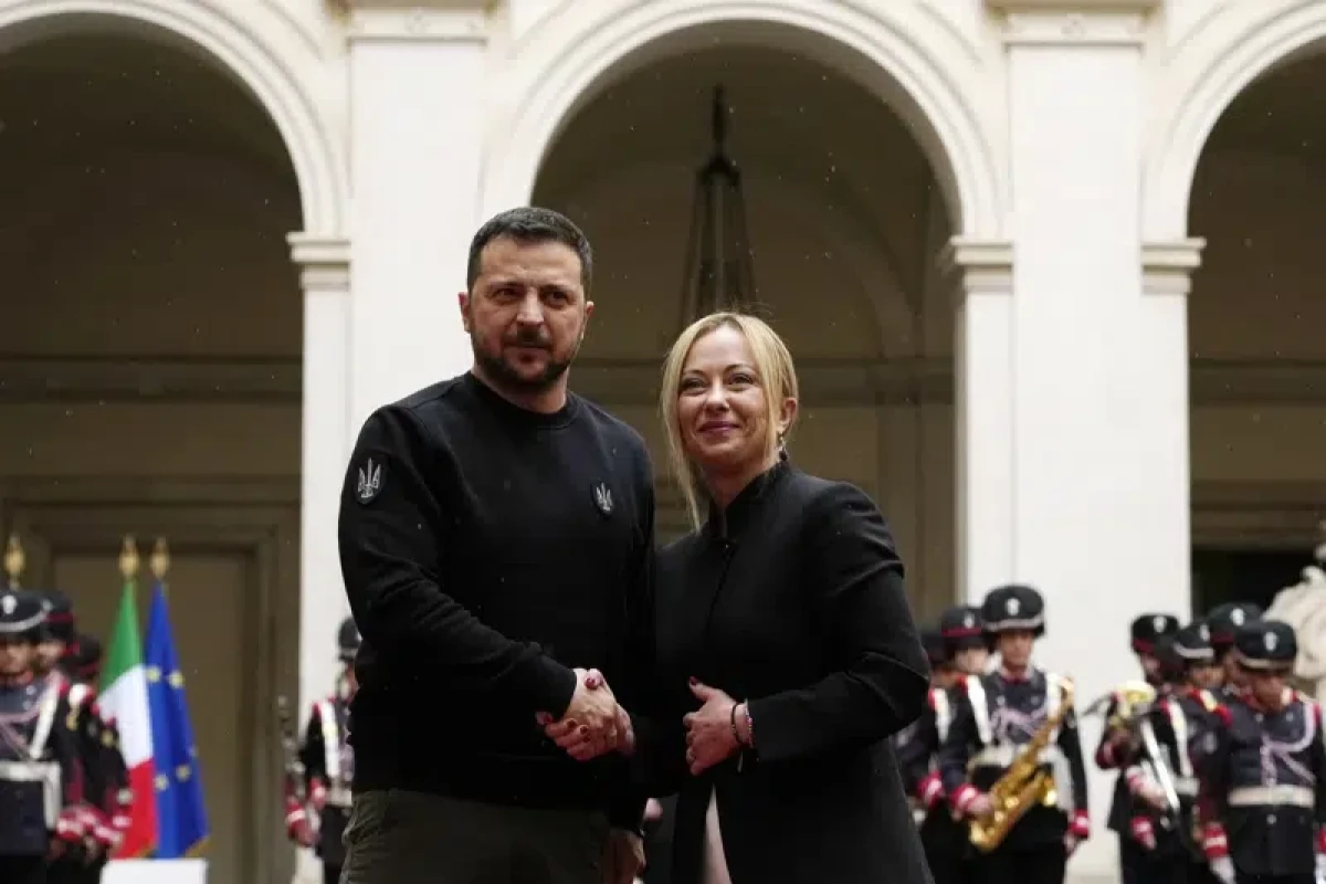 Zelensky meets in Rome with Italy’s premier before talks with pope