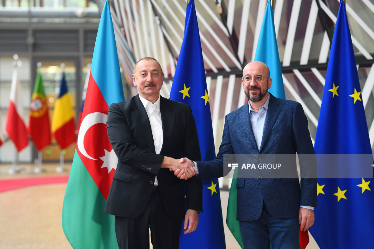 President Ilham Aliyev met with Charles Michel in Brussels-PHOTO -UPDATED 