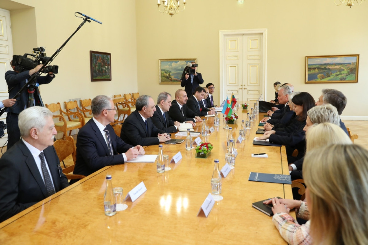 Presidents of Azerbaijan and Lithuania held expanded meeting-UPDATED-1 