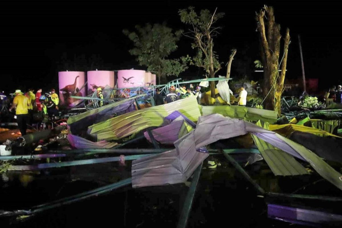 Roof collapses at school in Thailand, killing 7 sheltering from rain