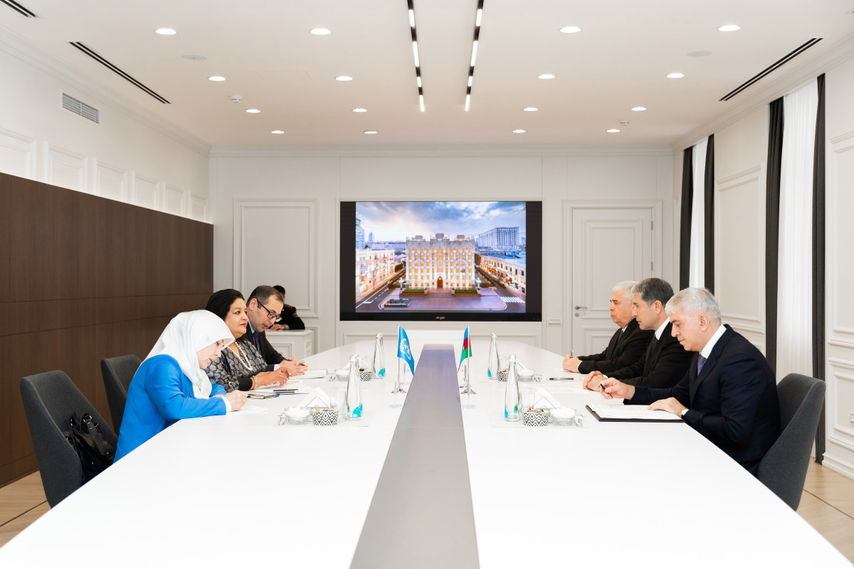 Azerbaijani Minister of Internal Affairs received UN representative-PHOTO 