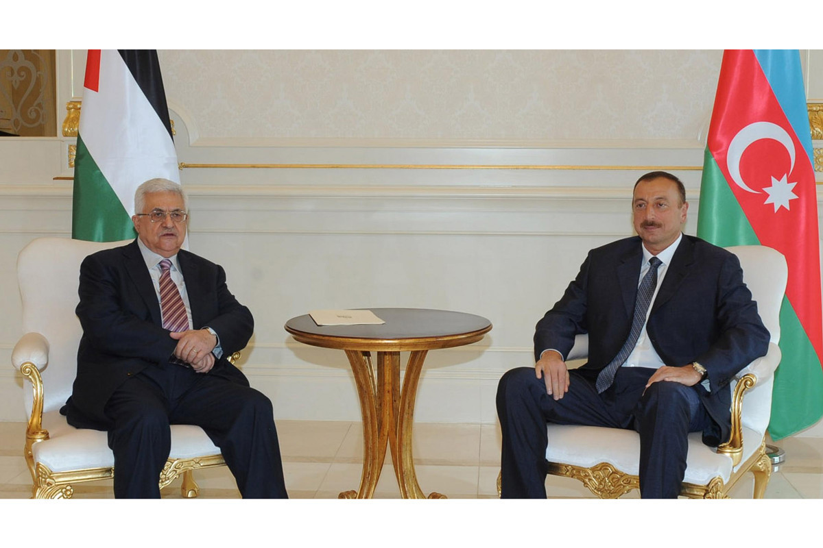President of Palestine congratulates President of Azerbaijan