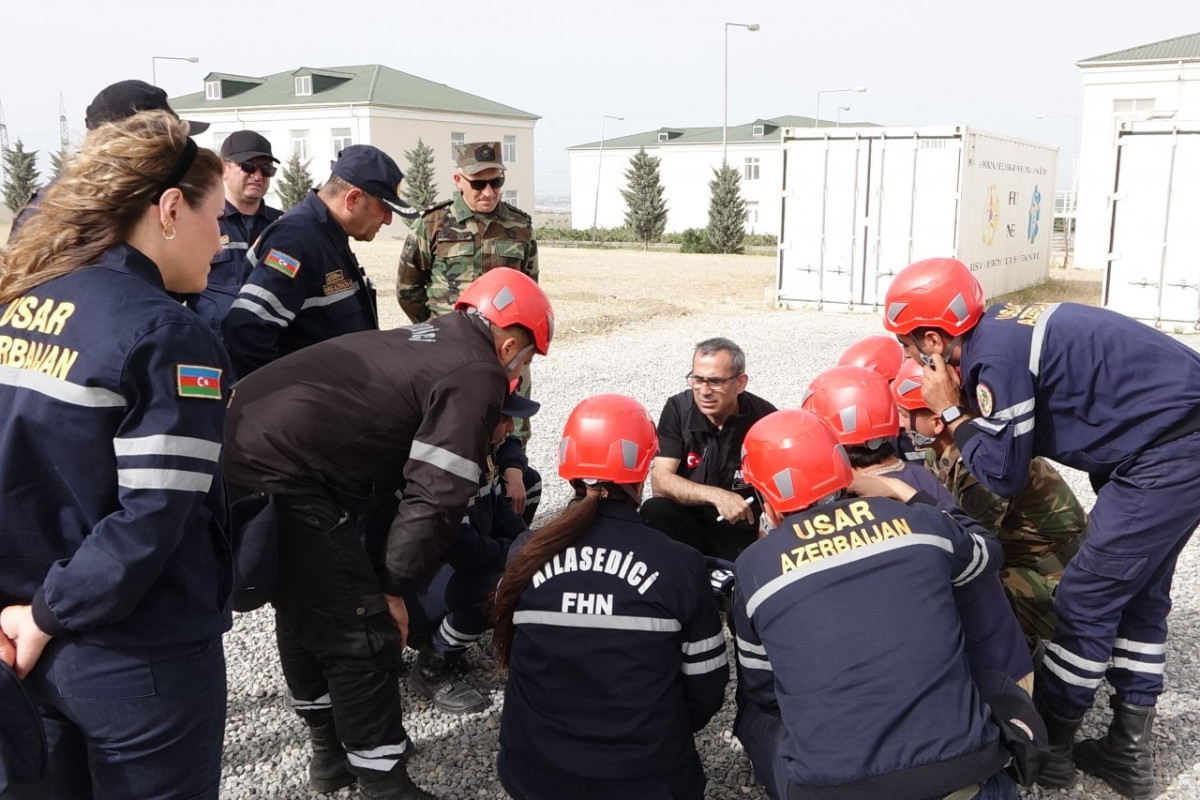 Tactical-special exercise of Azerbaijan MES with participation of AFAD representatives was held