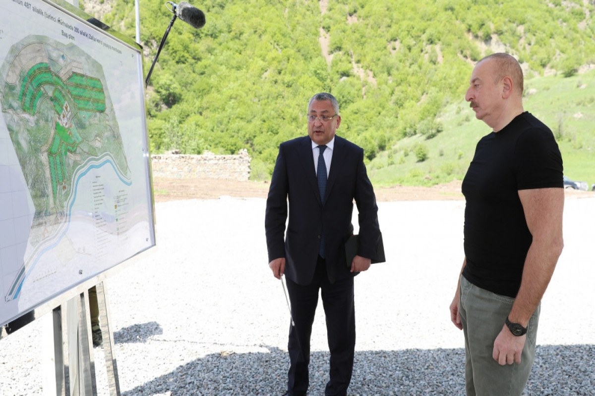 Foundation of Zallar village of Kalbajar district laid