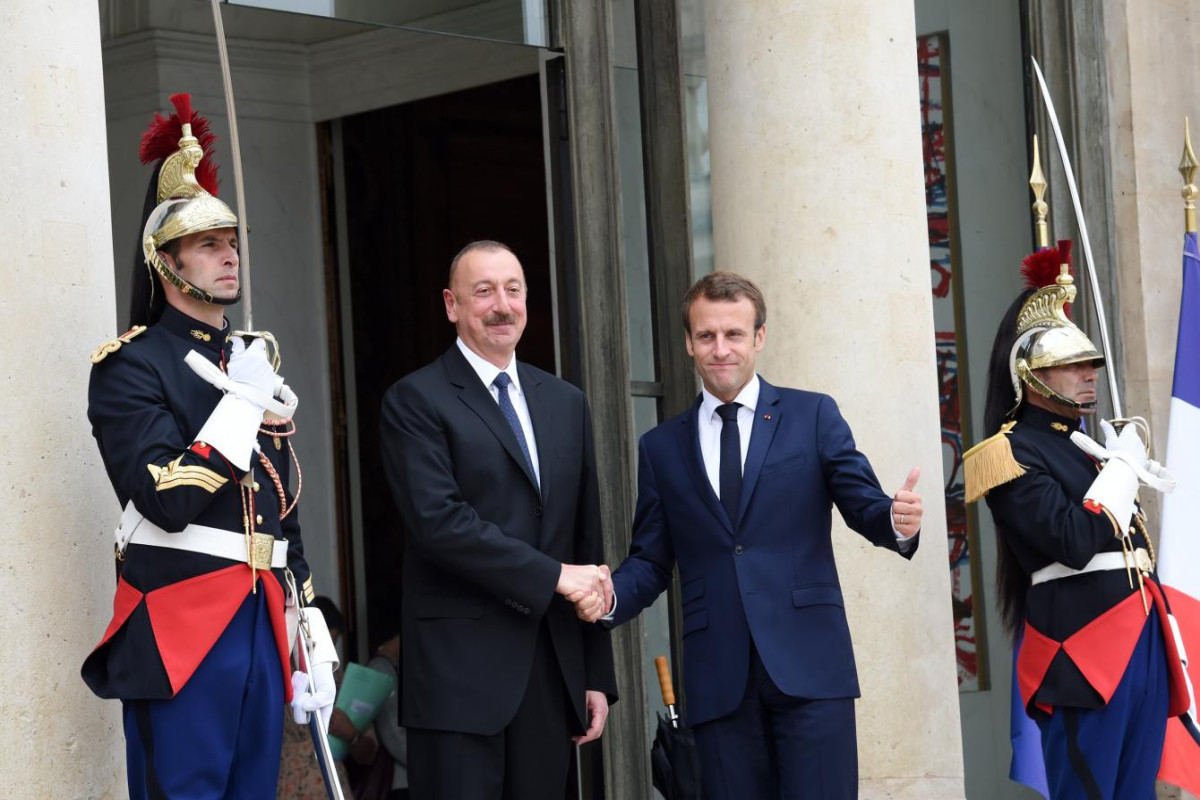 Emmanuel Macron: Azerbaijan and France have established strong relations based on partnership in the fields of economy and education