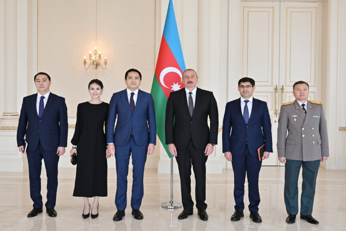 President of Azerbaijan Ilham Aliyev accepted credentials of incoming ambassador of Kazakhstan