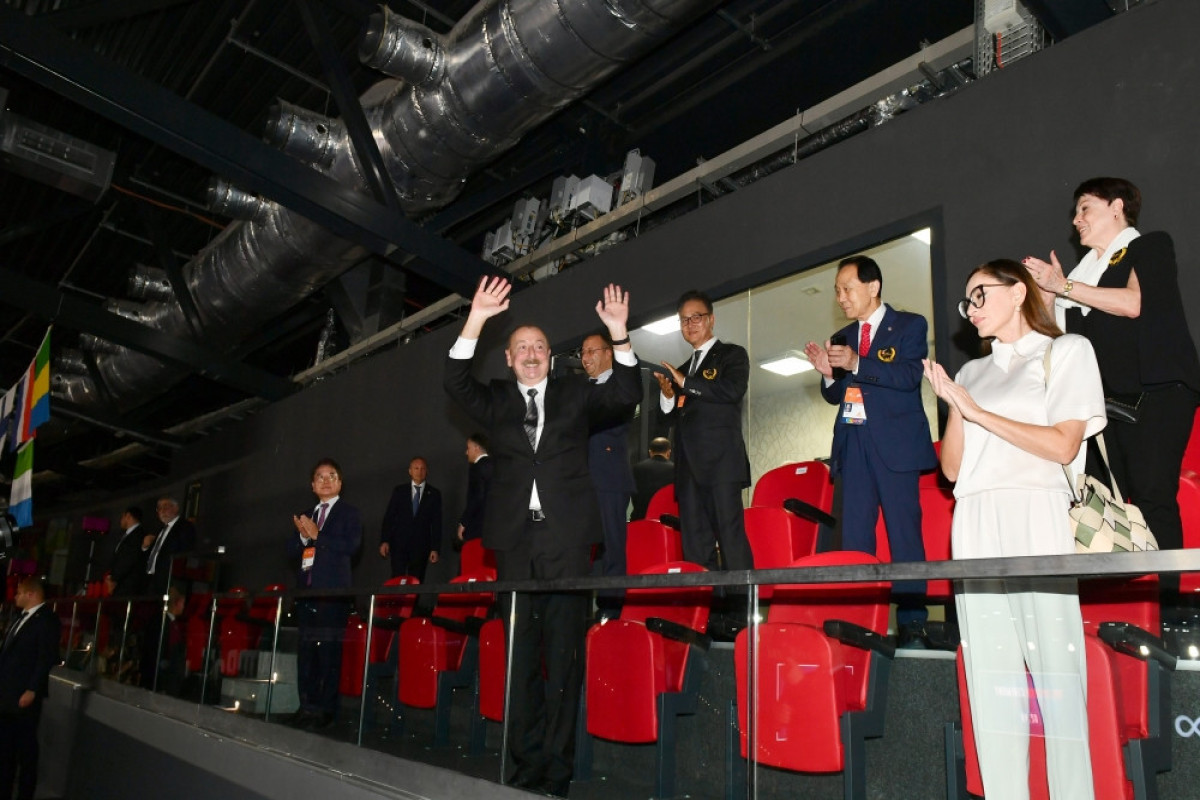 Azerbaijani President and First Lady attended opening ceremony of 26th Taekwondo World Championship in Baku-UPDATED-2 