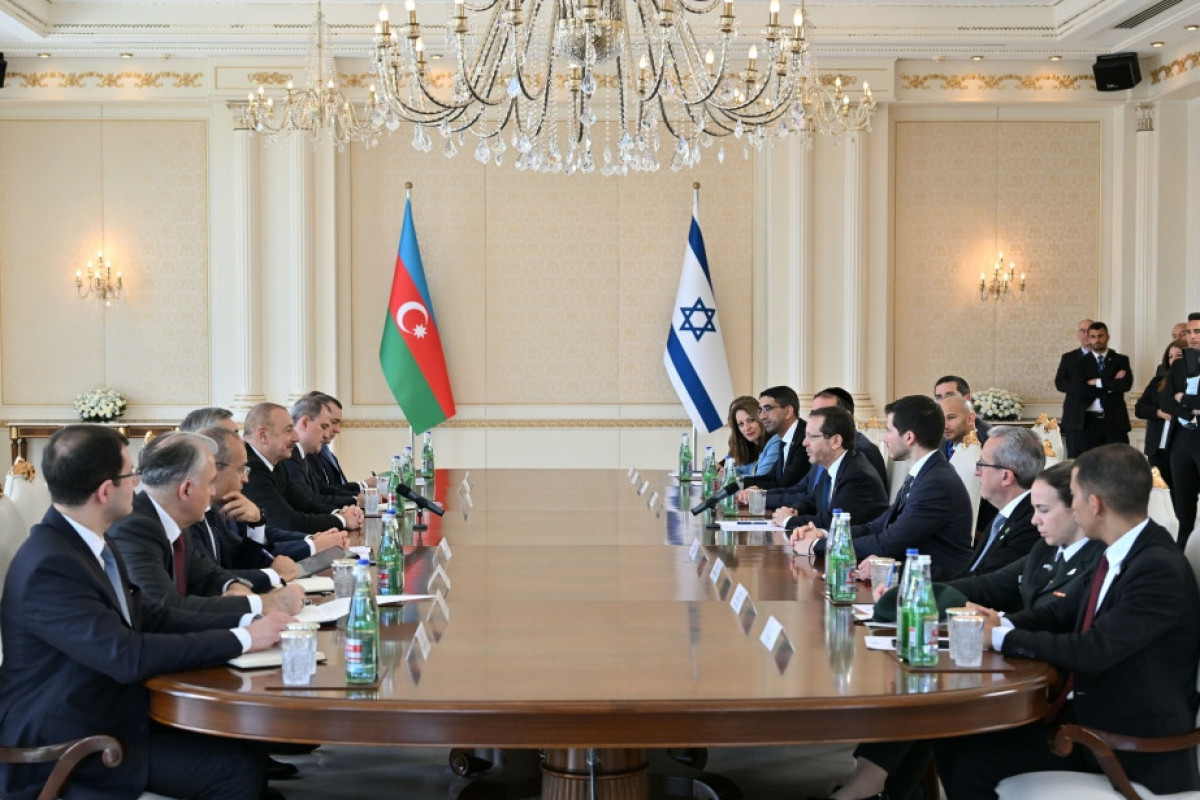 Isaac Herzog: We come to Azerbaijan with an open heart, with great friendship between our nations