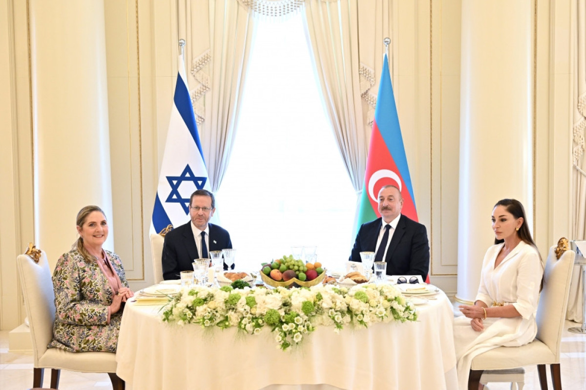 Official lunch was hosted in honor of President of Israel Isaac Herzog and First Lady Michal Herzog
