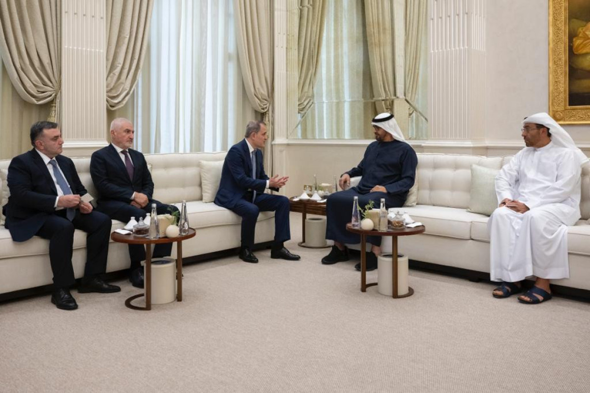 Azerbaijani FM meets with the President of the UAE