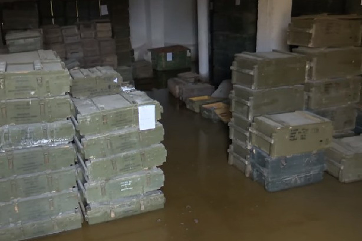 Warehouses of engineering ammunition discovered in Azerbaijan's Garabagh region-VIDEO 