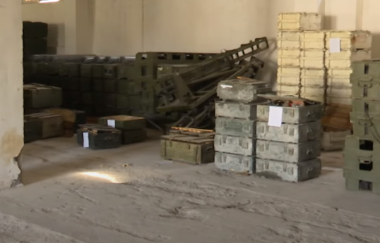 Warehouses of engineering ammunition discovered in Azerbaijan's Garabagh region-VIDEO 