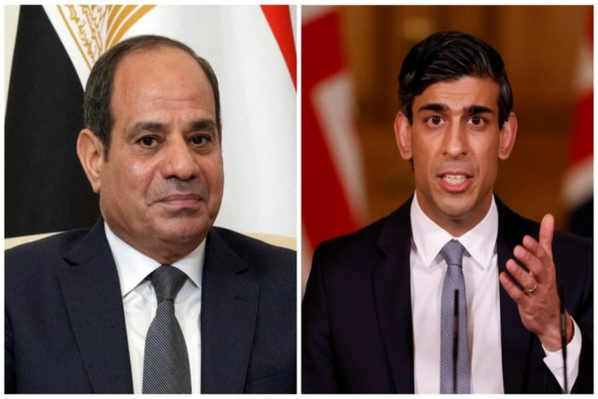 UK PM Sunak discusses situation in Gaza with Egypt’s El-Sisi