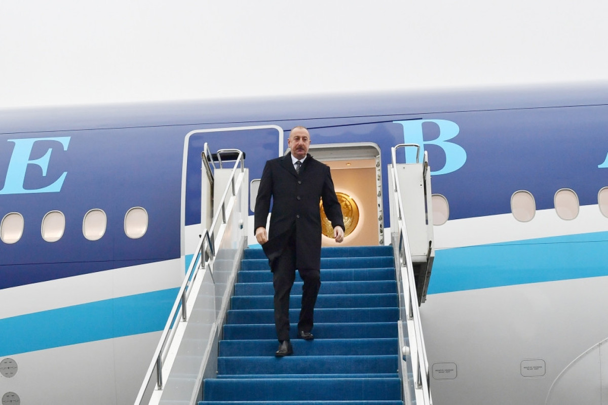 President Ilham Aliyev embarked on visit to Kazakhstan