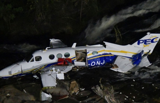 Air ambulance crash kills 4 crew members in central Mexico