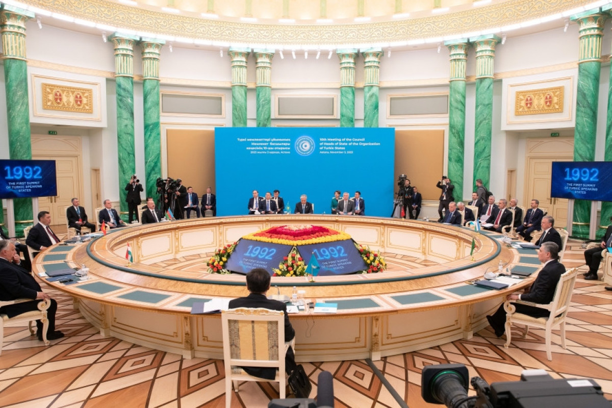Azerbaijan proposed holding an informal summit of heads of state of the OTS in Shusha