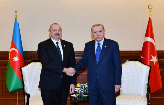 Meeting between President Ilham Aliyev, President Erdogan held in Astana-UPDATED 