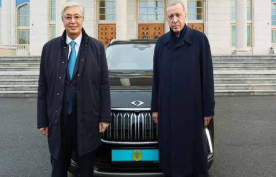 Turkish president presents TOGG to Kazakh counterpart-PHOTO -VIDEO 