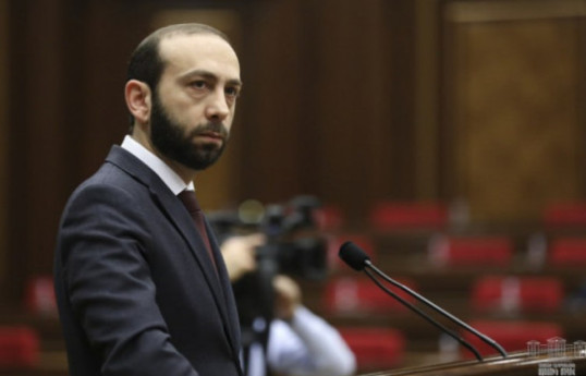 Ararat Mirzoyan, the Minister of Foreign Affairs of Armenia