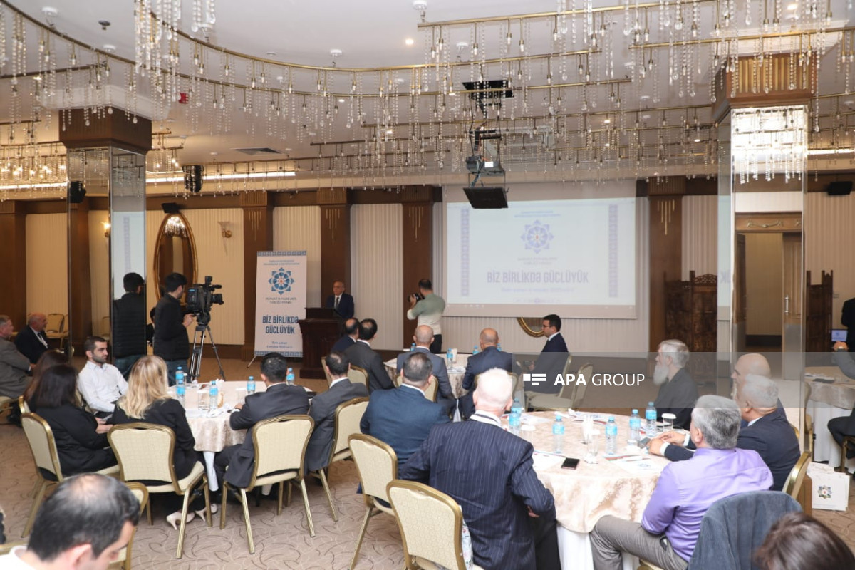 Azerbaijan hosts an event themed coexistence -<span class="red_color">PHOTO