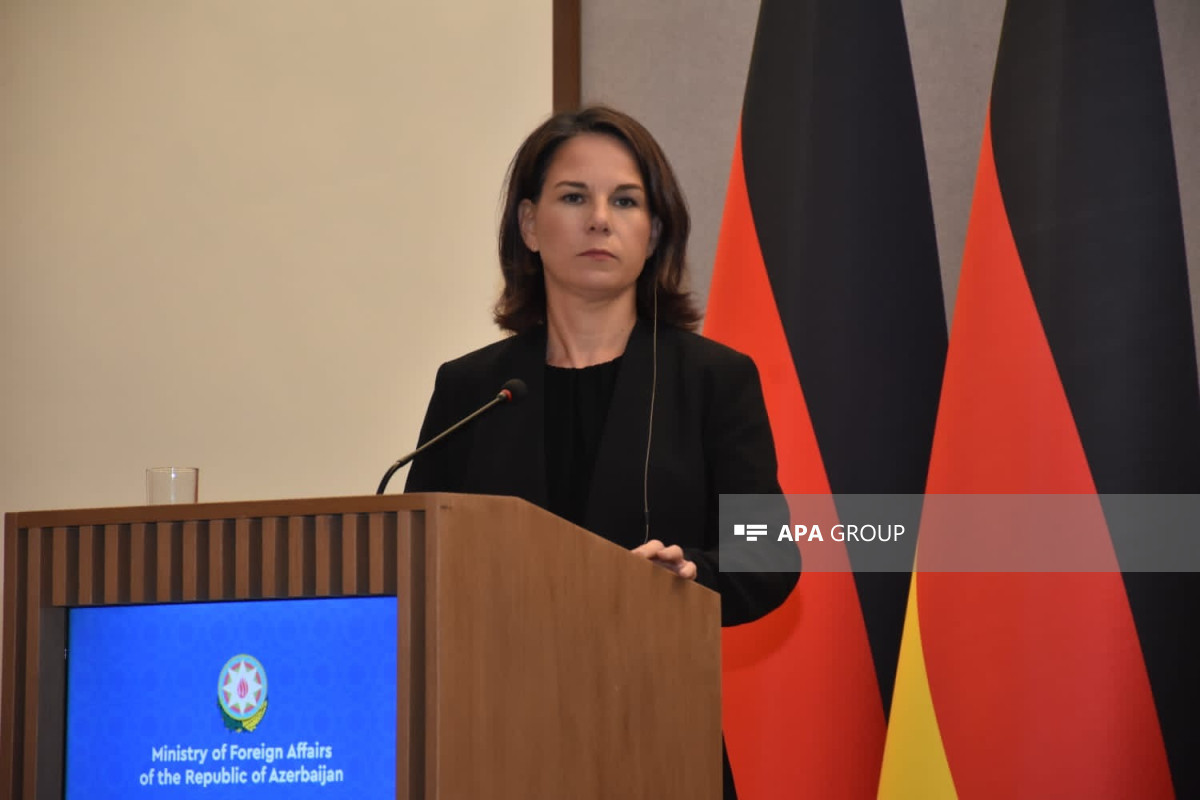 Minister for Foreign Affairs of the Federal Republic of Germany Annalena Baerbock