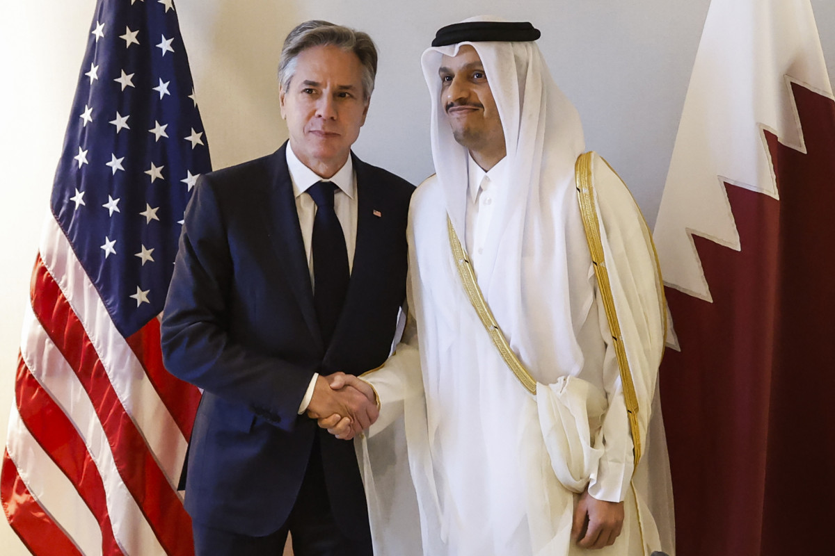 Blinken and Qatari counterpart discussed civilian protection and aid during meeting, US says