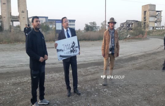 Foreign travelers visited Azerbaijan's Ağdam-VIDEO 
