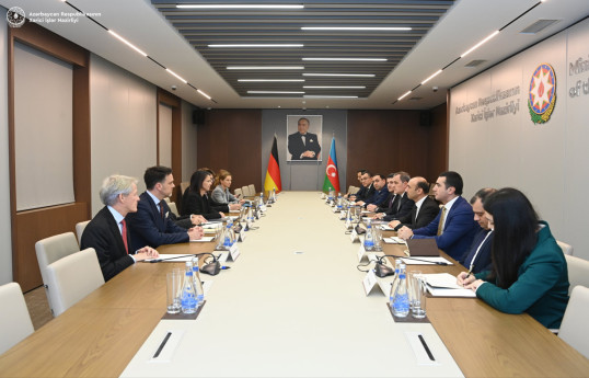 Expanded meeting of Azerbaijani and German FMs is being held-UPDATED 