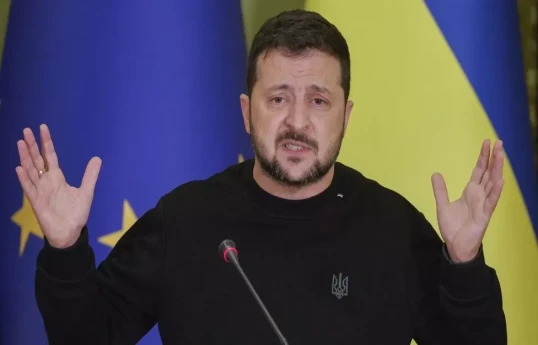 Ukraine's President Volodymyr Zelensky