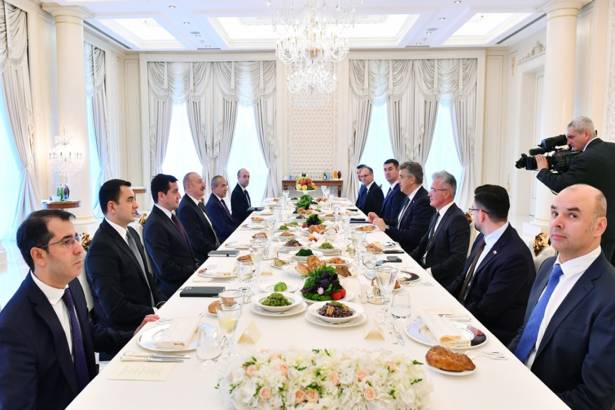 President of Azerbaijan Ilham Aliyev held expanded meeting with Prime Minister of Croatia Andrej Plenković-UPDATED-2 