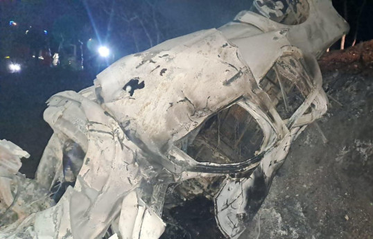 5 burnt to death as car catches fire in Azerbaijan's Shusha