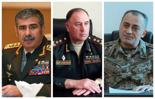 Azerbaijani President awards leadership of Ministry of Defense Order of "Garabagh"