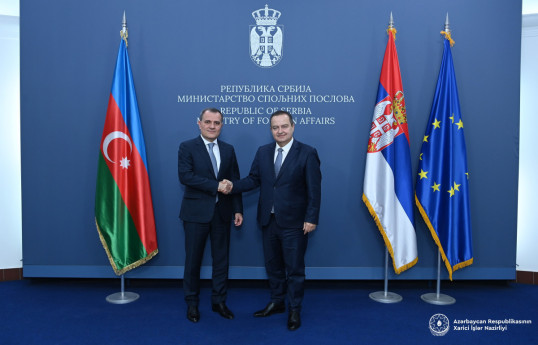 Azerbaijani Foreign Minister met with his Serbian counterpart