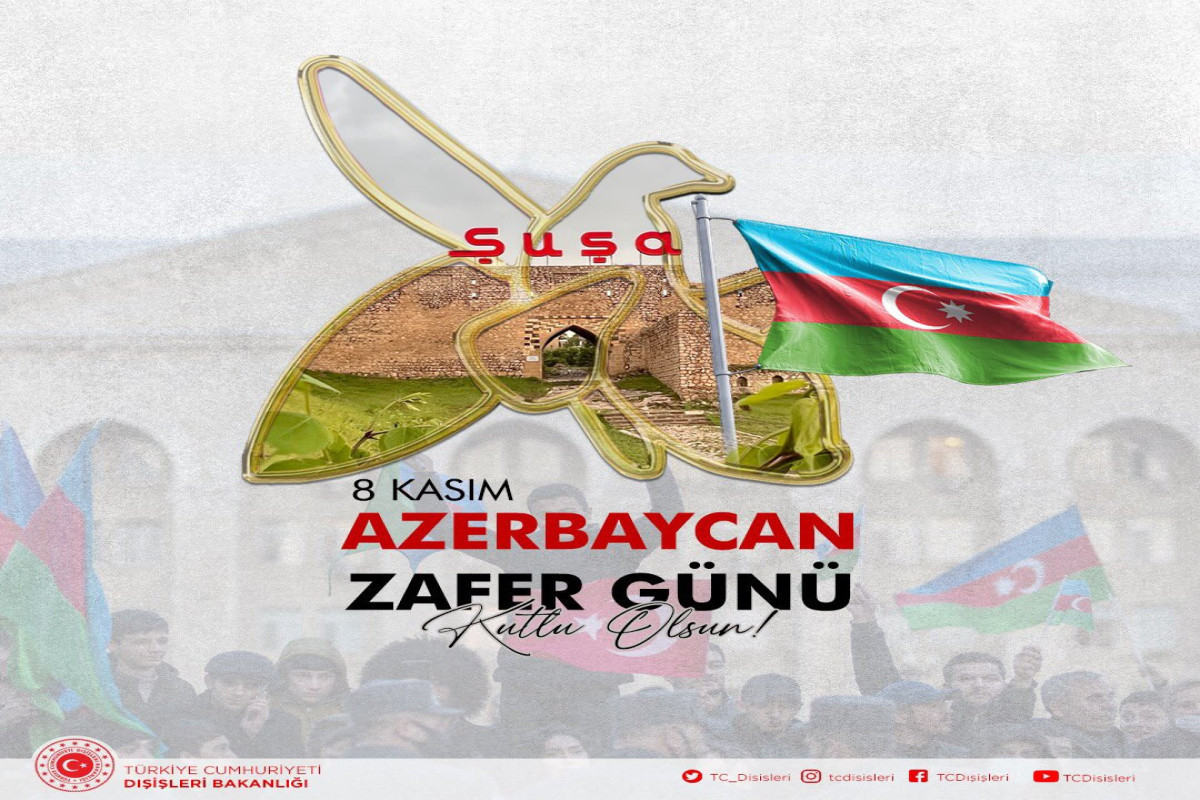 Turkish Foreign Ministry congratulates Azerbaijan on Victory Day