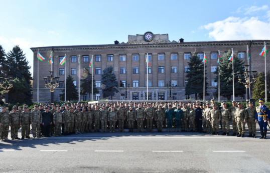 President Ilham Aliyev made a speech at a military parade in Khankandi-PHOTO -UPDATED-2 