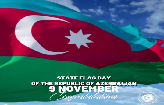 OTS congratulated people of Azerbaijan on State Flag Day-PHOTO 