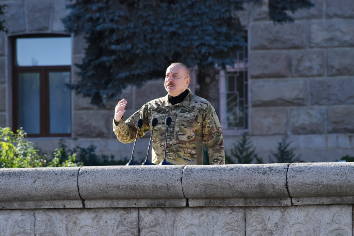 President: I promised to my people that the day would come when Azerbaijani flag will fly over all previously occupied lands, and this day has come - Vimarsana News
