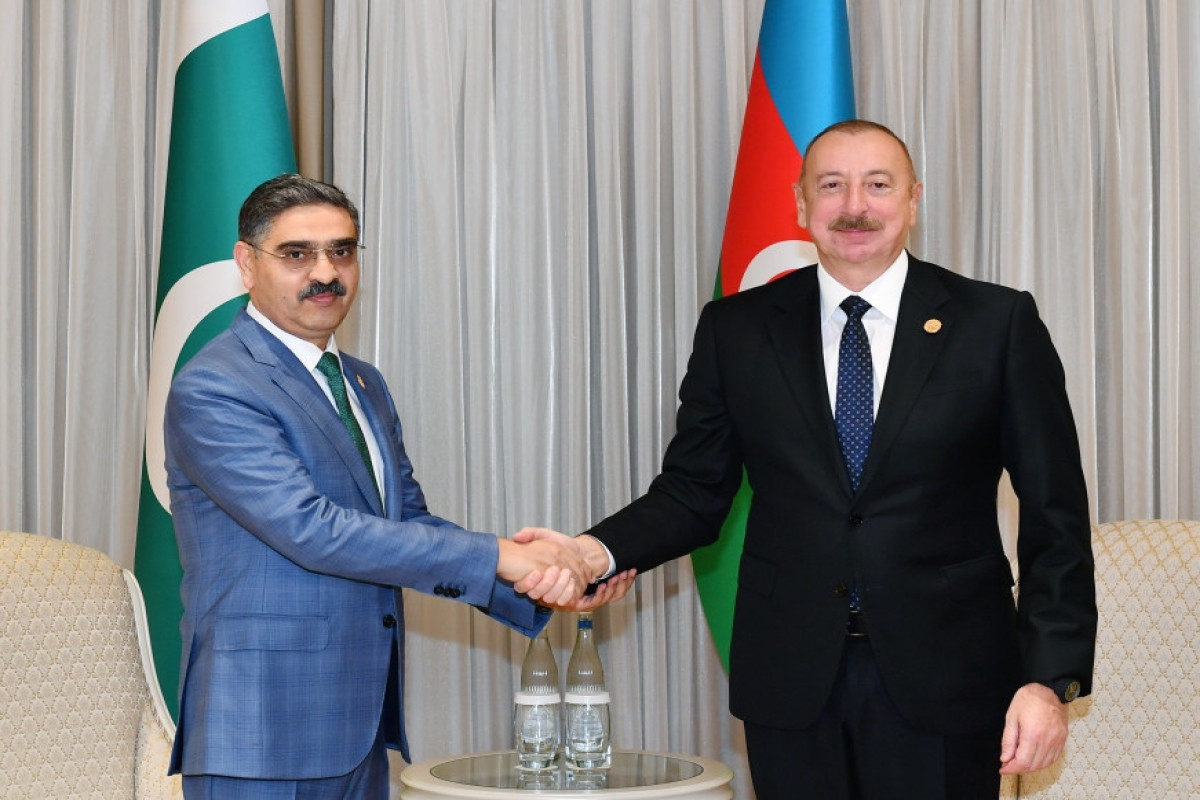 President Ilham Aliyev met with caretaker Prime Minister of Pakistan in Tashkent-UPDATED 