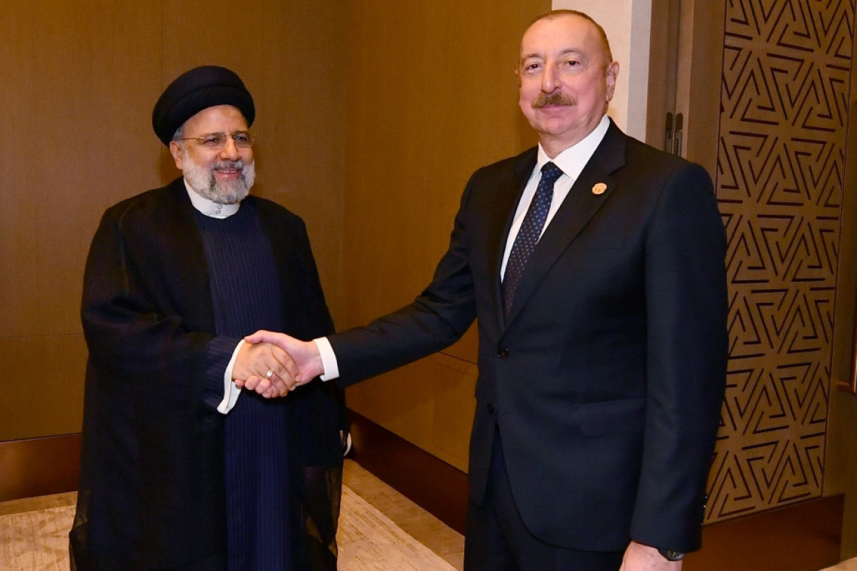 President of the Islamic Republic of Iran Seyyed Ebrahim Raisi and President of the Republic of Azerbaijan Ilham Aliyev