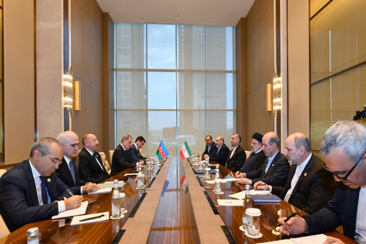 President Ilham Aliyev met with President of Iran Seyyed Ebrahim Raisi in Tashkent -UPDATED 