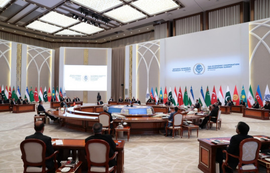 Official reception was organized in honor of participants of 16th Summit of Economic Cooperation Organization in Tashkent