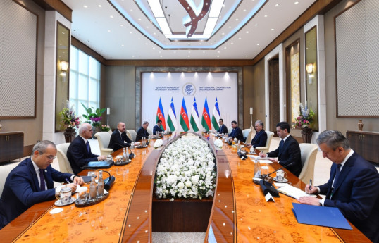 President of Azerbaijan Ilham Aliyev met with President of Uzbekistan Shavkat Mirziyoyev-UPDATED 