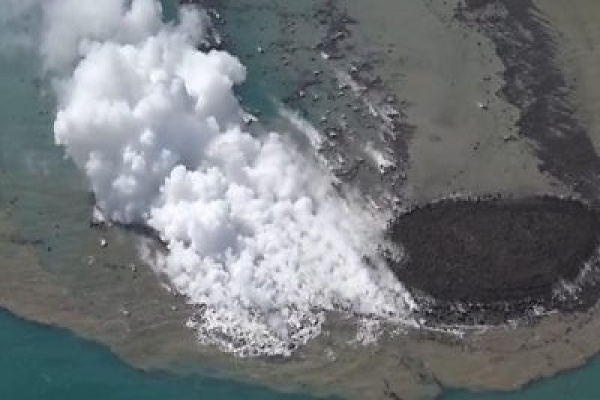 Japan gets a new island after undersea volcano erupts