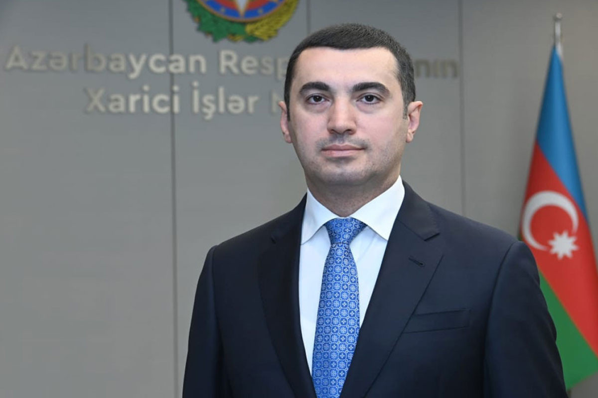 Aykhan Hajizada, Spokesperson of the Ministry of Foreign Affairs of the Republic of Azerbaijan