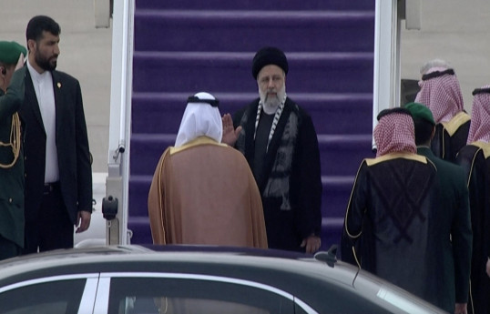 Iran’s Raisi lands in Saudi Arabia for Gaza summit